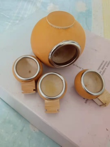 贝子鸟窝山雀文鸟珍珠鸟黑子红子葫芦金属口鸟窝秀眼葫芦鸟食罐