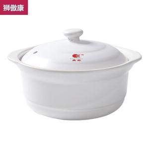 1舒康耐高温锅砂锅瓷炖陶瓷砂锅煲汤锅醋粥煲姜煲陶白色家用养生