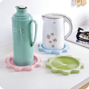 开水壶垫简约热水壶防漏水家用塑料托盘暖水瓶底座隔热茶垫杯垫