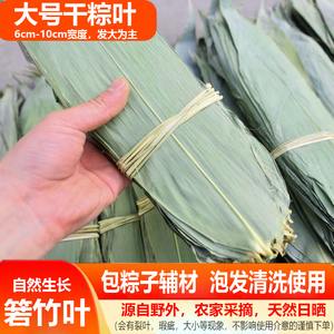 今年新货天然箬竹干粽叶包粽子的粽叶干农家高山大号中号小号新鲜