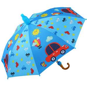 卡通儿童雨伞宝宝幼儿园小孩小学生全自动公主小伞安全长柄伞