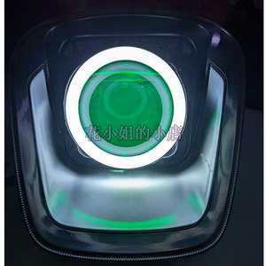 深远T90二代三代改装透镜大灯升级LED双光50瓦直上天使眼光圈车灯