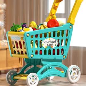 切切购物车女孩大!乐小孩玩具号男孩儿童小推车水果宝宝超市过家