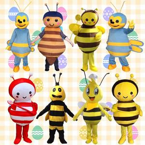 小蜜蜂人偶服装可爱动物行走卡通cos道具动漫人物表演玩偶衣服