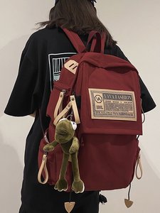 卡拉羊书包女大学生大容量男初中生高中生背包旅行新款休闲双肩包