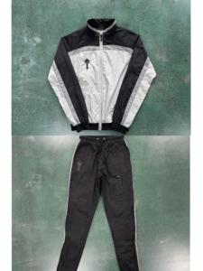 新款Trapstar夹克运动套装薄款卫衣T黑灰白拼接色男士外套ukdrill