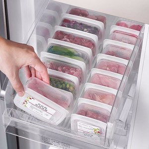 冰箱冻肉盒分格密冷冻封盒保鲜盒葱姜蒜米饭装备菜盒子整理分神器