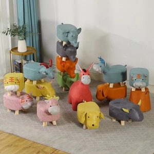 小象凳子儿童椅子动物卡通节日礼品创意家用门口换鞋凳简约款沙发