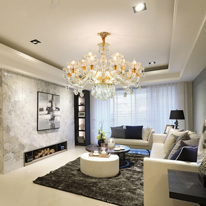 00瑝玛旗舰店天猫全铜吊灯欧式客厅灯餐厅卧室简欧玉石灯奢华大气