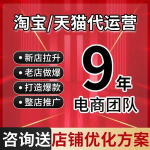 淘宝代运营网店托管拼多多天猫新开整店优化直通车推广店铺代营运