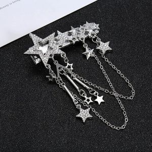 Exquisite Crystal Star Hair Clips Bling Shiny Hairwear Hair