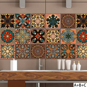 cz050摩洛哥风格任意搭配瓷砖贴 浓墨重彩墙贴画 家居客厅卧室厨