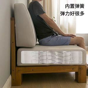 弹簧沙发垫50D高密度海绵弹簧垫飘窗垫实木布艺沙发贵妃椅垫