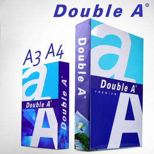 DoubleAA3复印纸A4打印纸80g草稿白纸张单包500张办公用品整箱批