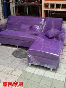库深圳高弹海绵组合布艺沙发 7字形转角 L型 坐垫可拆洗送抱枕 促