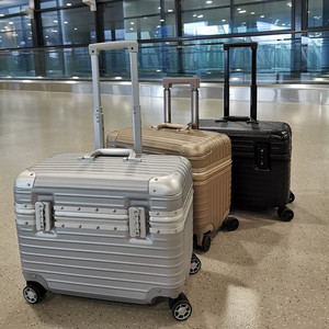 上掀式行李箱铝框拉杆箱行李登机箱横款男女20旅行摄影机长箱23寸