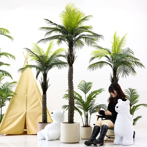 罗曼妈妈椰子树仿真绿植高端轻奢盆栽室内客厅大型散尾葵植物装饰