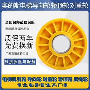 奥的斯电梯尼龙导向轮西子奥的斯对重轮反绳轮杭州西奥尼龙导向轮