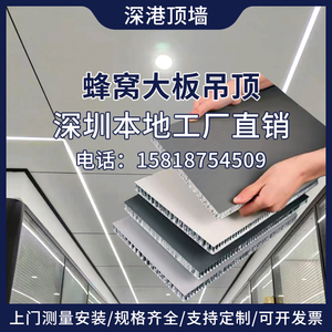 深圳同城免费上门测量包安装墙面客厅厨卫阳台铝蜂窝大板集成吊顶