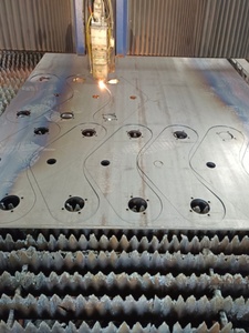钢板激光切割加工折弯焊接定制A3板Q345锰板45号钢耐候板造型铁板