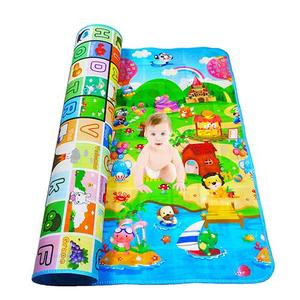 双面婴儿爬行垫 儿童宝宝游戏垫 eva玩具 防潮防水 泡沫地垫 折叠