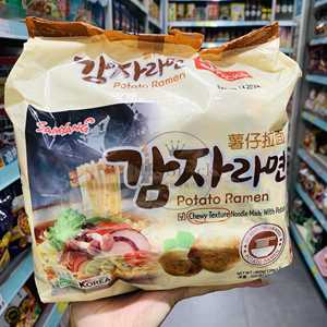 包邮香港代购 韩货进口三养SAMYANG 薯仔拉面方便面速食泡面5包装