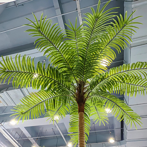 仿真椰子树热带绿植室内造景装饰 大型假树槟榔树盆栽 仿真针葵树