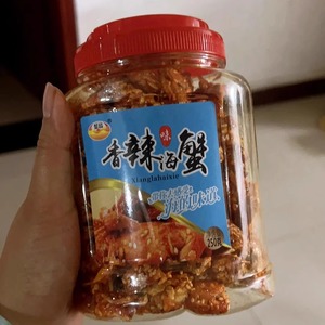 【新客立减】蟹峰山东特产香辣小螃蟹海蟹还未儿时回忆童年小零食