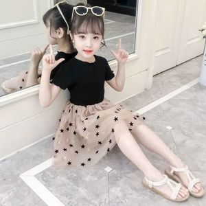 巴拉巴拉女童连衣裙短袖时尚夏款2023年新款洋气儿童裙子韩版潮流