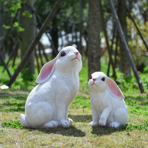 景观花园小动物摆件庭院小区绿化兔子装饰雕塑售楼处园林美陈小品
