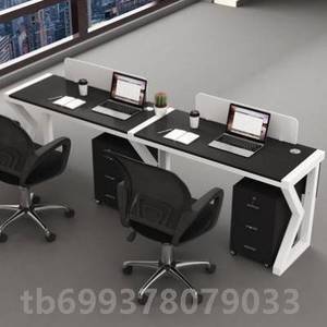 横排屏风3职员人位挡板2并排单人单排工作桌办公桌人多人电脑带
