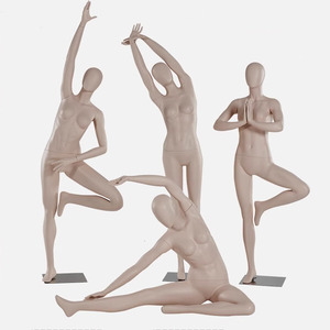 瑜伽运动模特假人全身女服装店橱窗展示架人台衣服道具模型定制