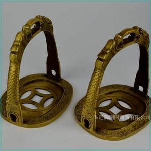 纯铜马蹬黄铜藏族马用品马镫马具实用型骑马镫子蒙古马镫大量批发