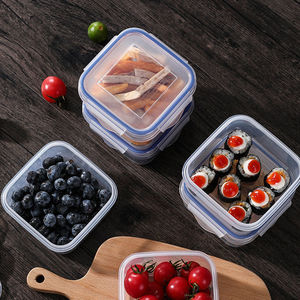 保鲜盒小号食品级塑料零食密封盒水果辅食盒微波炉饭盒食堂留样盒