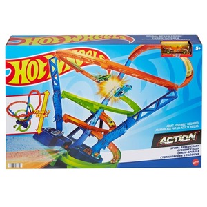 风火轮电动旋风撞击轨道竞速双赛道便携装男孩轨道竞技合金车玩具