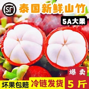 现货直发冷链运输泰国山竹6a/5a/5斤/3斤当季新鲜水果包邮大果