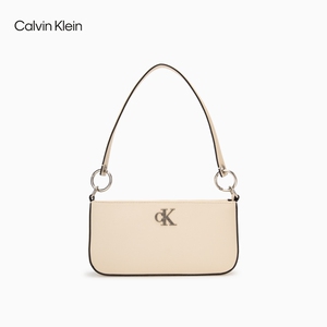 ck女包22秋季新款经典金属logo拉链单肩腋下法棍包dh3237