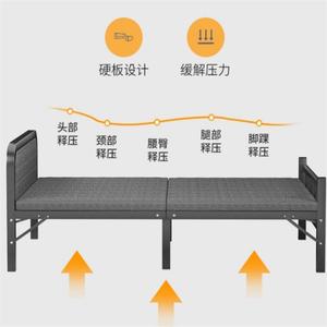 铁床加厚加固12米5折叠m床双人实结耐用1米床一米二床单人床90569