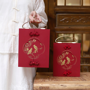 结婚婚礼姐妹团女伴娘伴手礼盒子空盒礼品盒包装成品套装高档回礼
