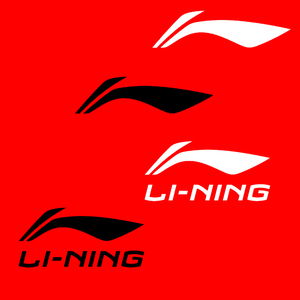 李宁logo贴纸