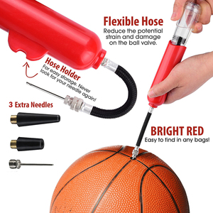 便携打气筒多功能充气筒篮球打气筒气球足球排球瑜伽球送气针气嘴