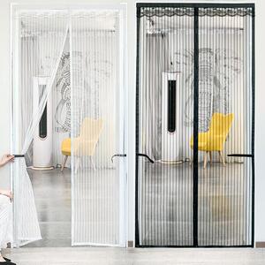 门帘防晒遮阳外用大门四季通用免打孔磁性纱窗帘防蚊魔术贴帘子夏