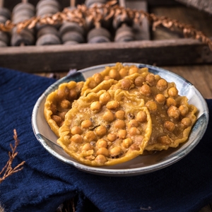 四川特产油炸豌豆酥饼豆子粑手工传统糕点美食小吃零食品包邮60个