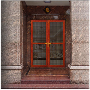 大门带纱窗防蚊