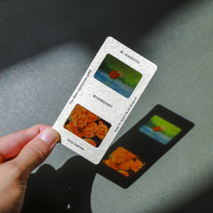 来图定制反转片透明胶片应援爱豆光影照片书签毕业学生日礼物透卡