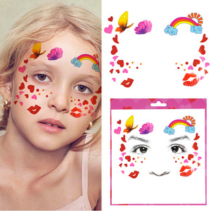 儿童脸部彩绘贴纸
