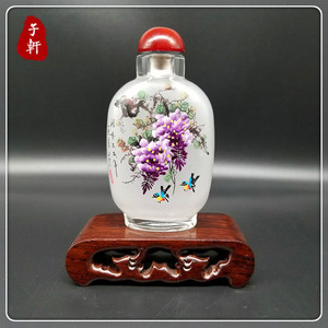 手绘内画瓶鼻烟壶中国风衡水特色工艺品送领导同事老外出国礼品