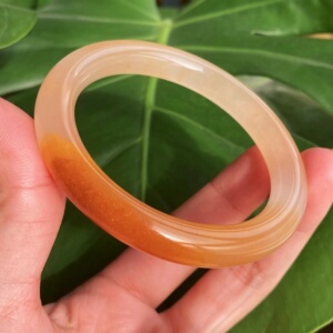 新疆 金丝玉 鸡油黄宝石光金沙直播女手镯细圆条国内鉴定精品推荐