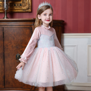 女宝宝公主裙蓬蓬纱冬