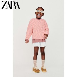 ZARA 24春季新品 童装 椭圆形塑料镜框太阳眼镜 0475649 733